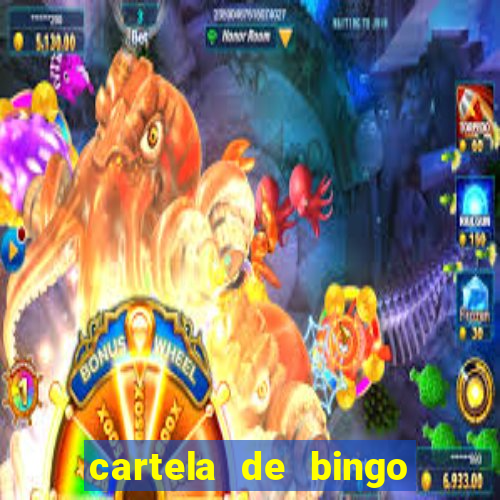 cartela de bingo cha de panela